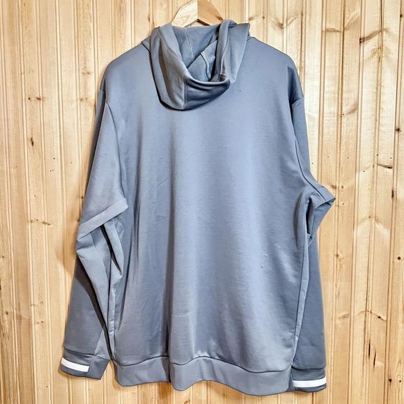 Adidas 3ssb warm up hoodie gray Aeroready Rare Exclusive Men’s size 2XL - Picture 7 of 12